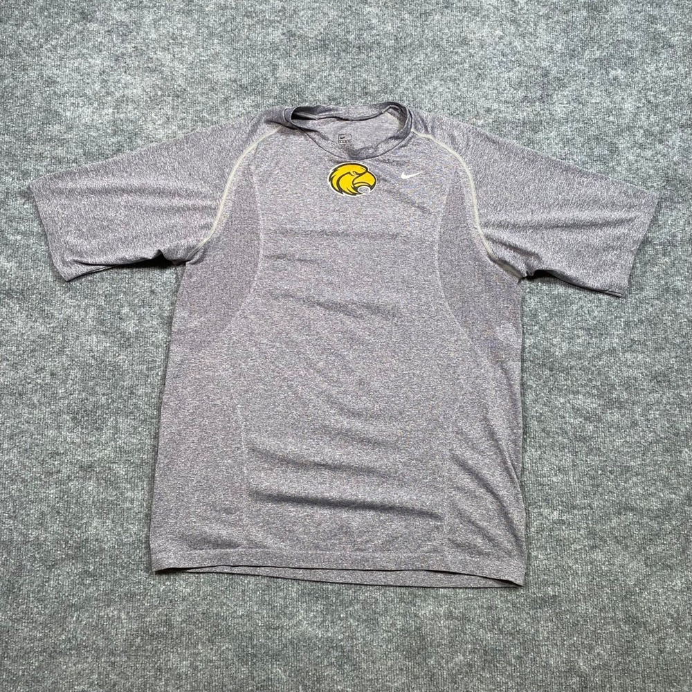 Nike‎ Pro Southern Miss Golden Eagles Grey Performance Shirt Mens XL Heathered